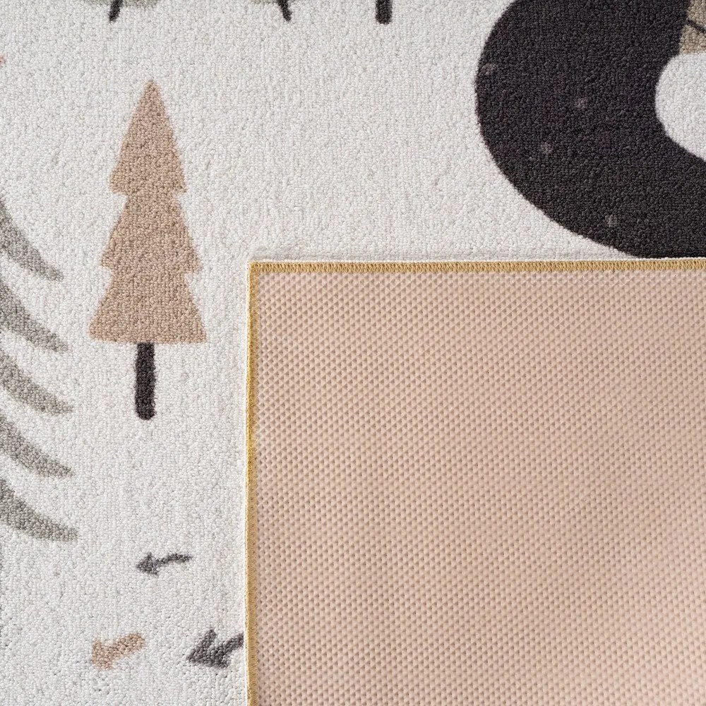 Кремав детски килим подходящ за пране 120x170 cm Coco 1135 – Ayyildiz Carpets