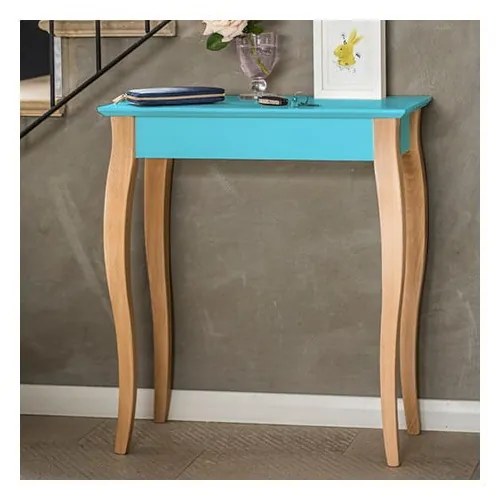 Светлосива конзолна странична маса, дължина 65 cm - Ragaba