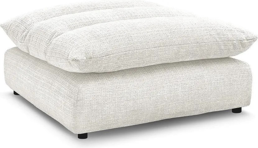 Бяла шенилова табуретка Neil – Bobochic Paris