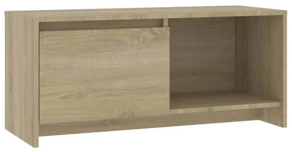809785 vidaXL ТВ шкаф, дъб сонома, 90x35x40 см, ПДЧ