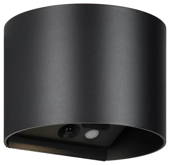 LED стенно външно осветително тяло с USB със сензор за движение (височина 10 cm) Genie – Trio