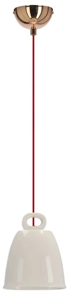 Бял детски полилей с керамичен абажур Sewilla – Candellux Lighting