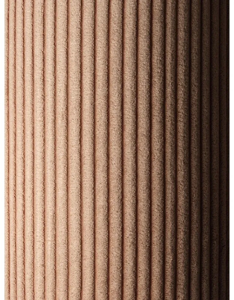 Кафяв детски пуф от рипсено кадифе Cloud – Wigiwama