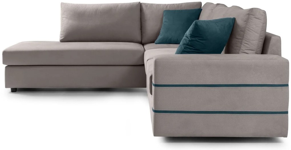 Ъглов диван Holmes-Gray Light-Left