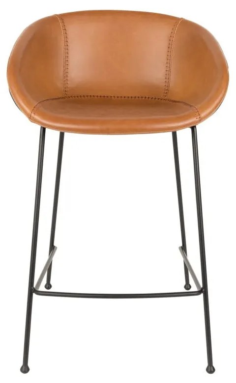 Комплект от 2 кафяви бар столове , височина на седалката 65 cm Feston - Zuiver