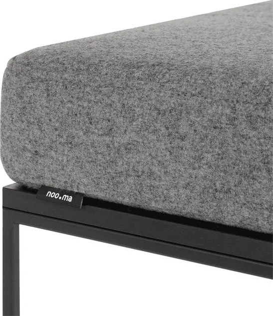 Сив тапициран стол Feo – noo.ma