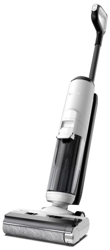 Вертикална прахосмукачка Tineco iFloor 5 Breeze, 190W, 30 мл/мин, 0.8 л мръсна/0.7 л чиста, Сушене на четката, Лесно маневриране, Бял/сив