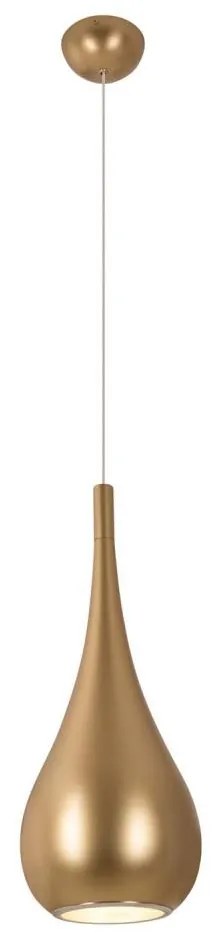MAXLIGHT P0436 - Пендел DROP 1xE27/40W/230V Ø 20 см златист