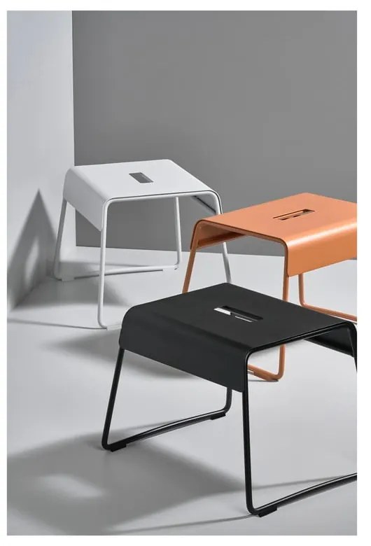 Черна табуретка A-stool - Zone