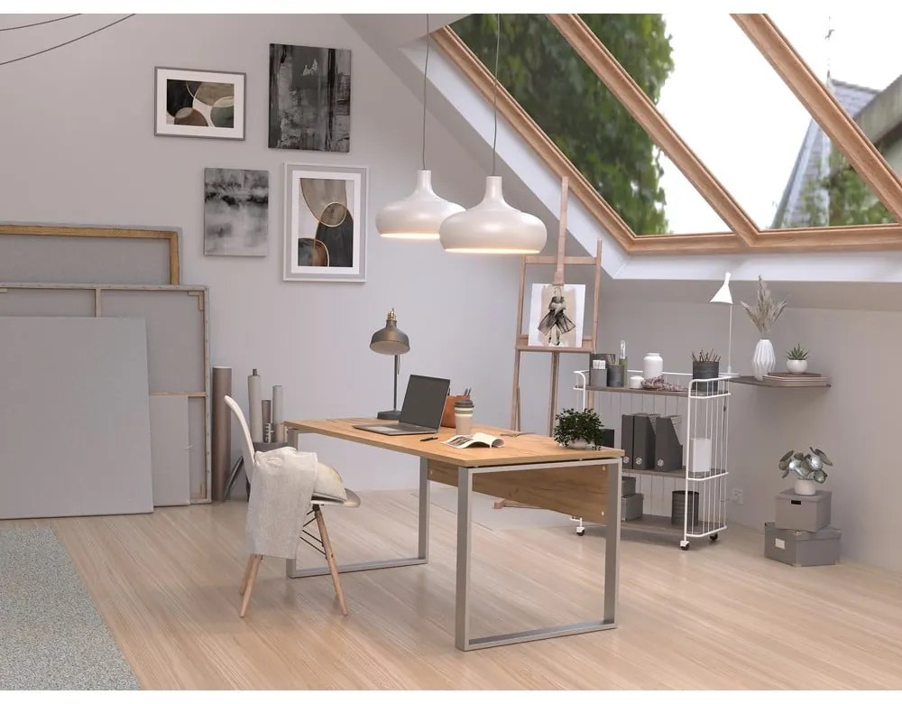 Работна маса от декор от дъб 79x158 cm Altino – Germania