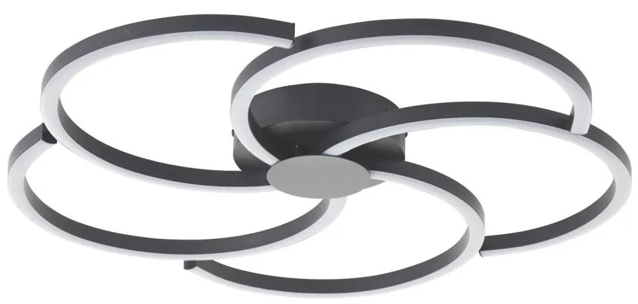 Brilliant - LED Димируем плафон FICO LED/32W/230V Ø 57 см черен