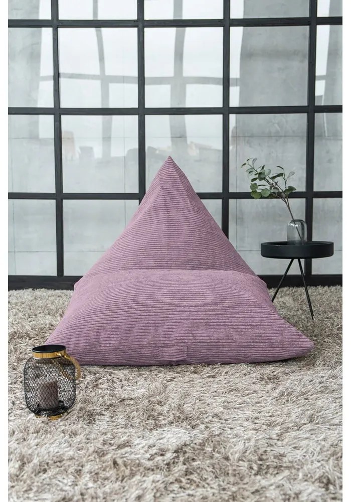 Лилав пуф от рипсено кадифе Razz – SLOWDOWN