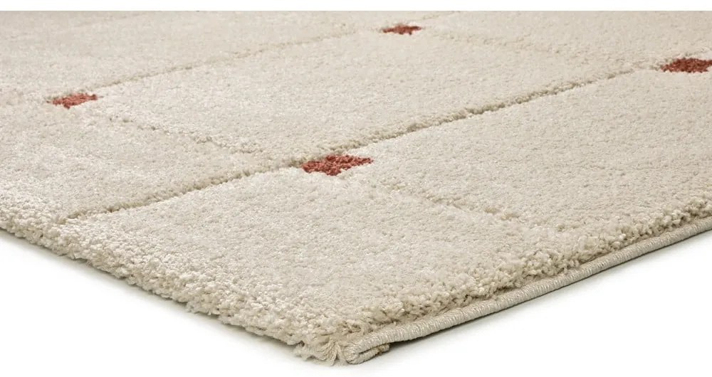 Килим в тухлен и кремав цвят 80x150 cm Brenda – Universal