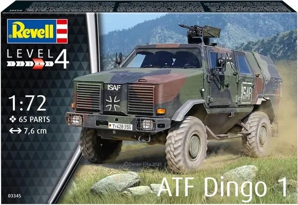 Сглобяем модел, Revell, ATF Dingo 1, 65 части