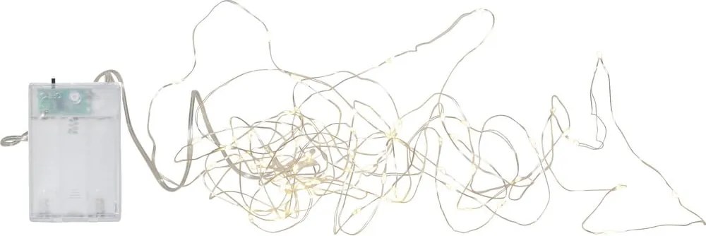 Бяла коледна светлинна украса 2 бр. Plain – Star Trading