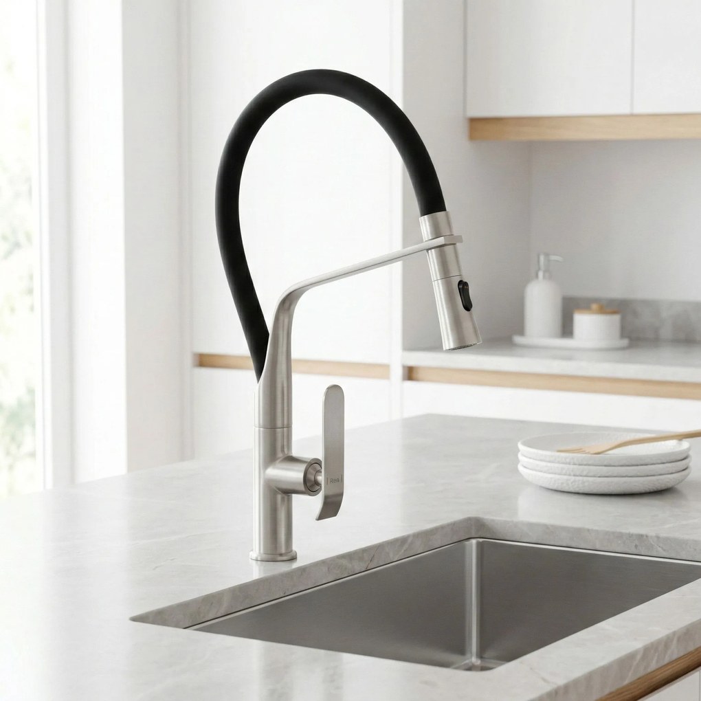 Смесител за кухня Rea Castor Brush Nickel