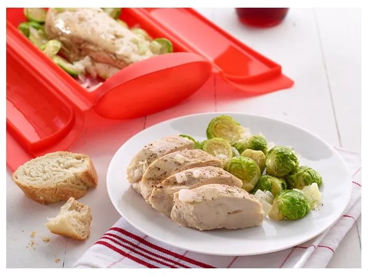 Силиконов съд за готвене на пара – Lékué