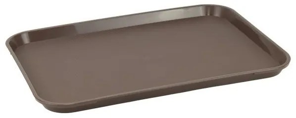 Horecano - Пластмасова табла за сервиране 40x29см кафява (JD-1216-B)