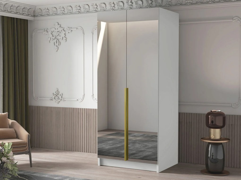 Гардероб Bono III 2-врати-Leuko-Xriso