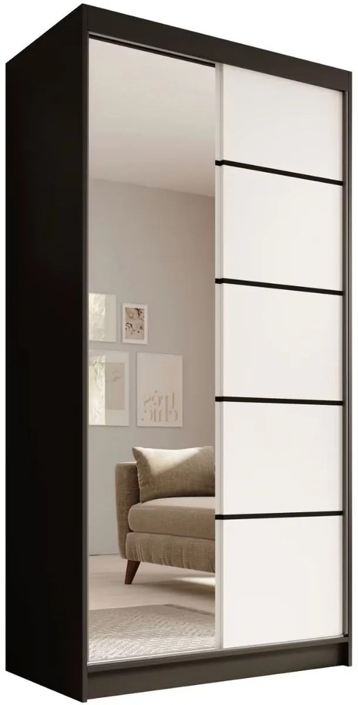 Гардероб Flux 100 плъзгащ се-Мауро-Leuko