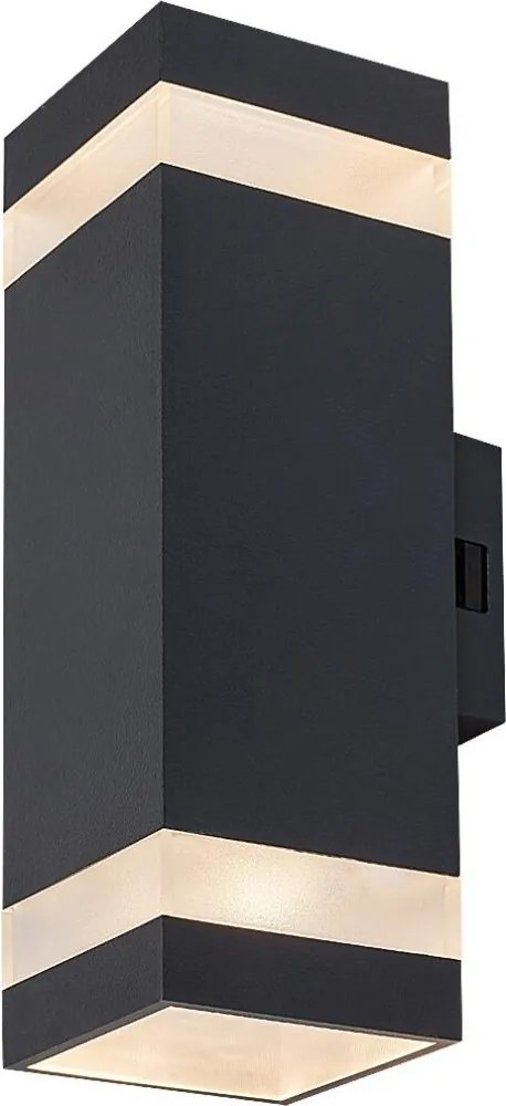 Rabalux 77210 - LED външен стенен аплик URFA LINE LED/16W/230V IP65 антрацит