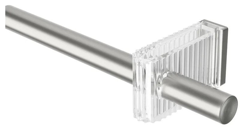 Стоманен разширяем прът за завеси в матово сребрист цвят 107 - 305 cm Flute – Umbra