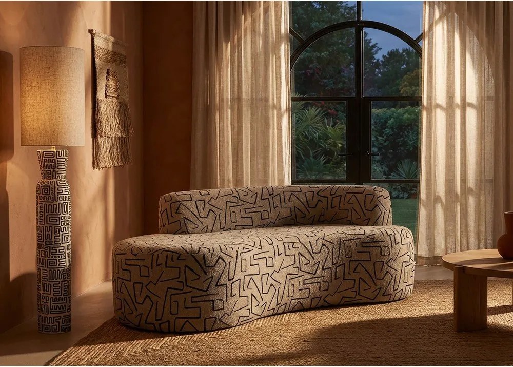 Бежов диван от букле 176 cm Nairobi – Mauro Ferretti