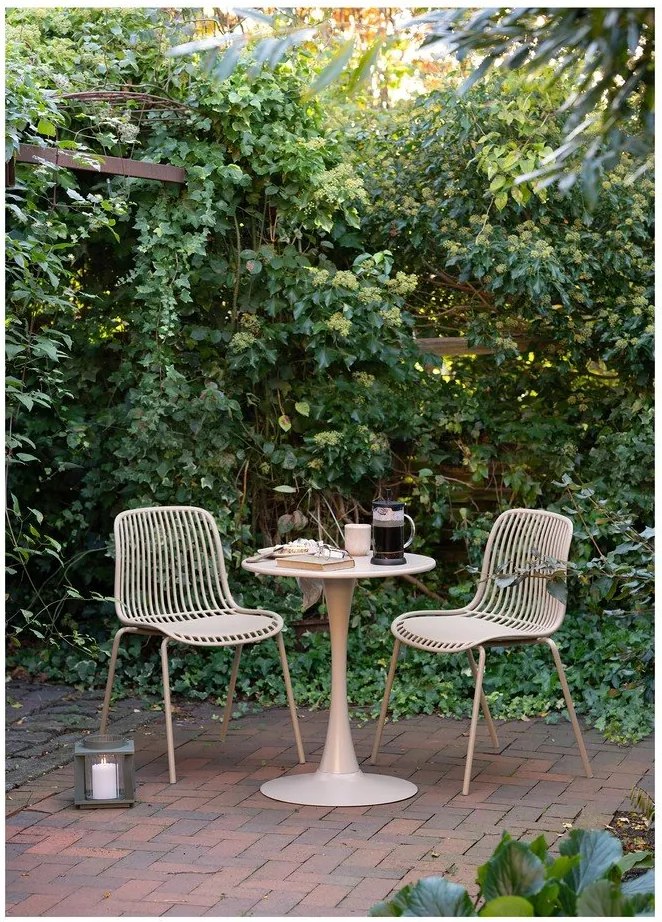 Метална кръгла градинска маса за хранене ø 60 cm Meira – House Nordic