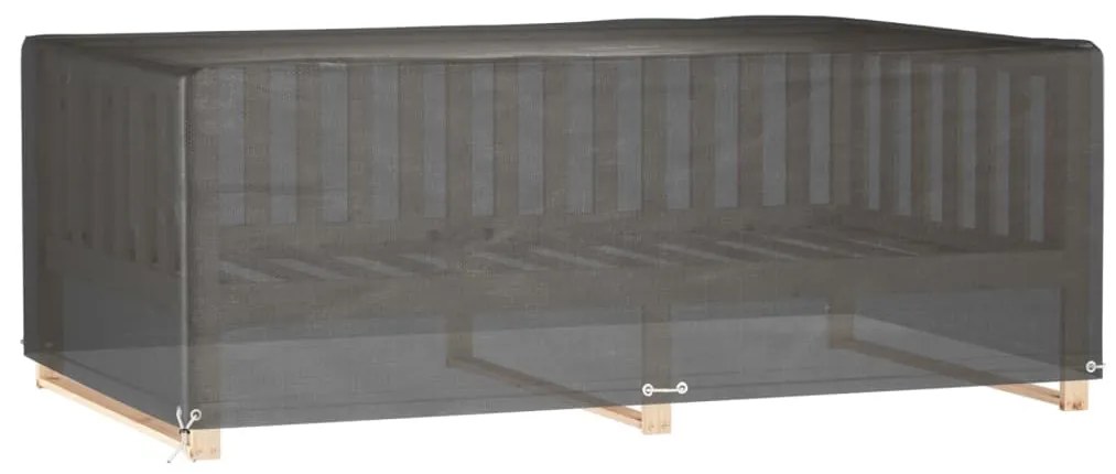 Калъф за градинска мебел 2 бр 12 капси 213x132x75см правоъгълни