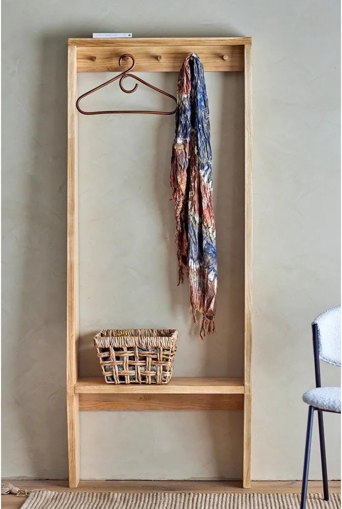 Комплект за коридор от масивен бор в естествен цвят Vance – Bloomingville