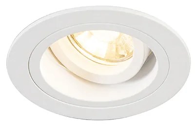 Интелигентен вграден прожектор бял кръгъл с накланяне, включващ Wifi GU10 - Chuck