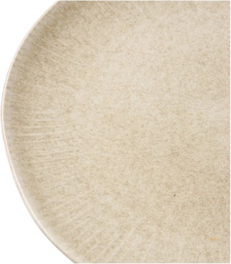 Сиво-бежови глинени чинии в комплект 4 бр. ø 21 cm Viola – House Nordic