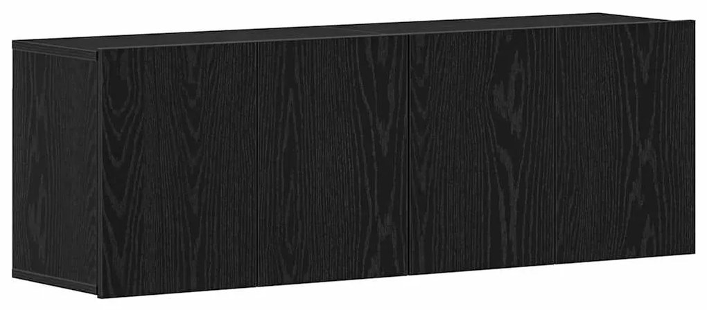 862195 vidaXL ТВ шкафове, 2 бр., черен дъб, 120x30x41 см, инженерно дърво