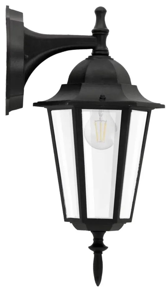 Екстериорен аплик 1xE27/20W/230V черен