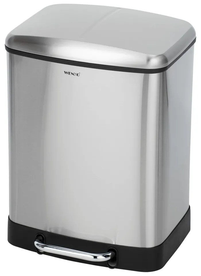 Кошче за отпадъци от неръждаема стомана 24 л Studio Duo - Wenko