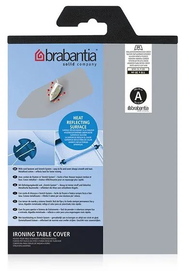 Калъф за маса за гладене Brabantia A 90300144, 110x30 см, 2 мм, Металик