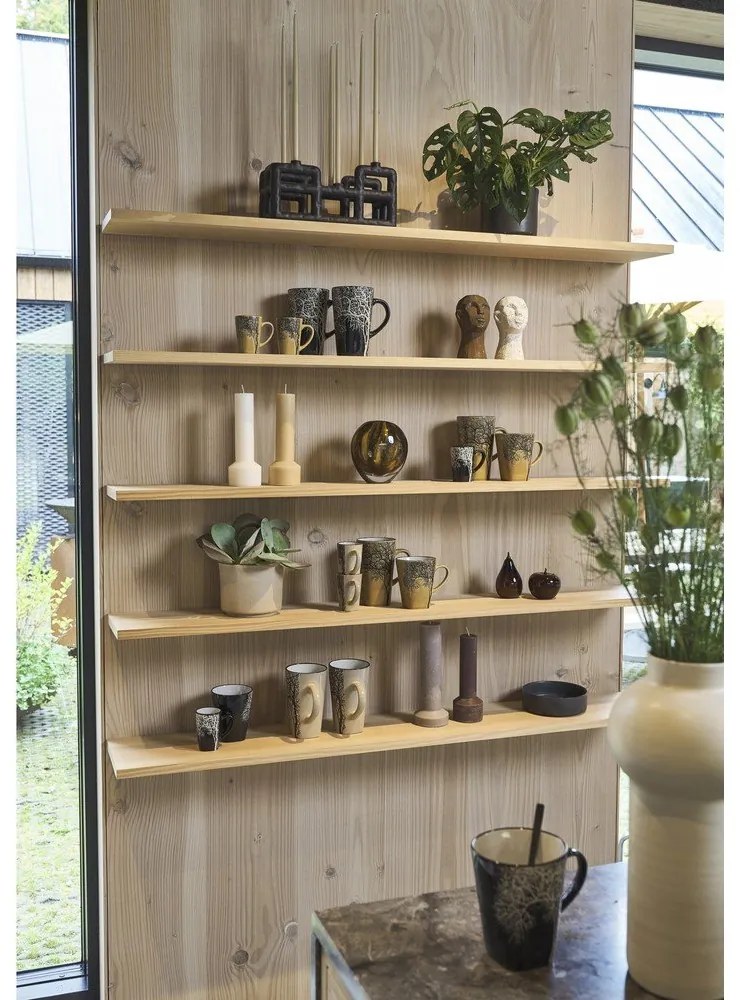 Кремави глинени чаши за еспресо в комплект от 4 бр. 100 ml Hela – Villa Collection