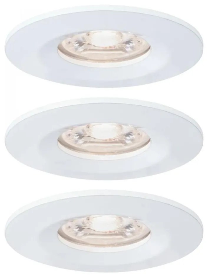 Paulmann 94299 - К-кт 3xLED/4W IP44 Лампа за вграждане в баня NOVA 230V