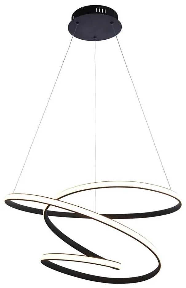 Endon 97632 - LED полилей на кабел DUNE LED/47,5W/230V 3000K черен