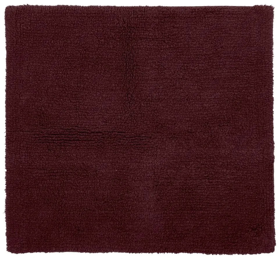 Изтривалка за баня в цвят бордо 60x60 cm Riva - Tiseco Home Studio