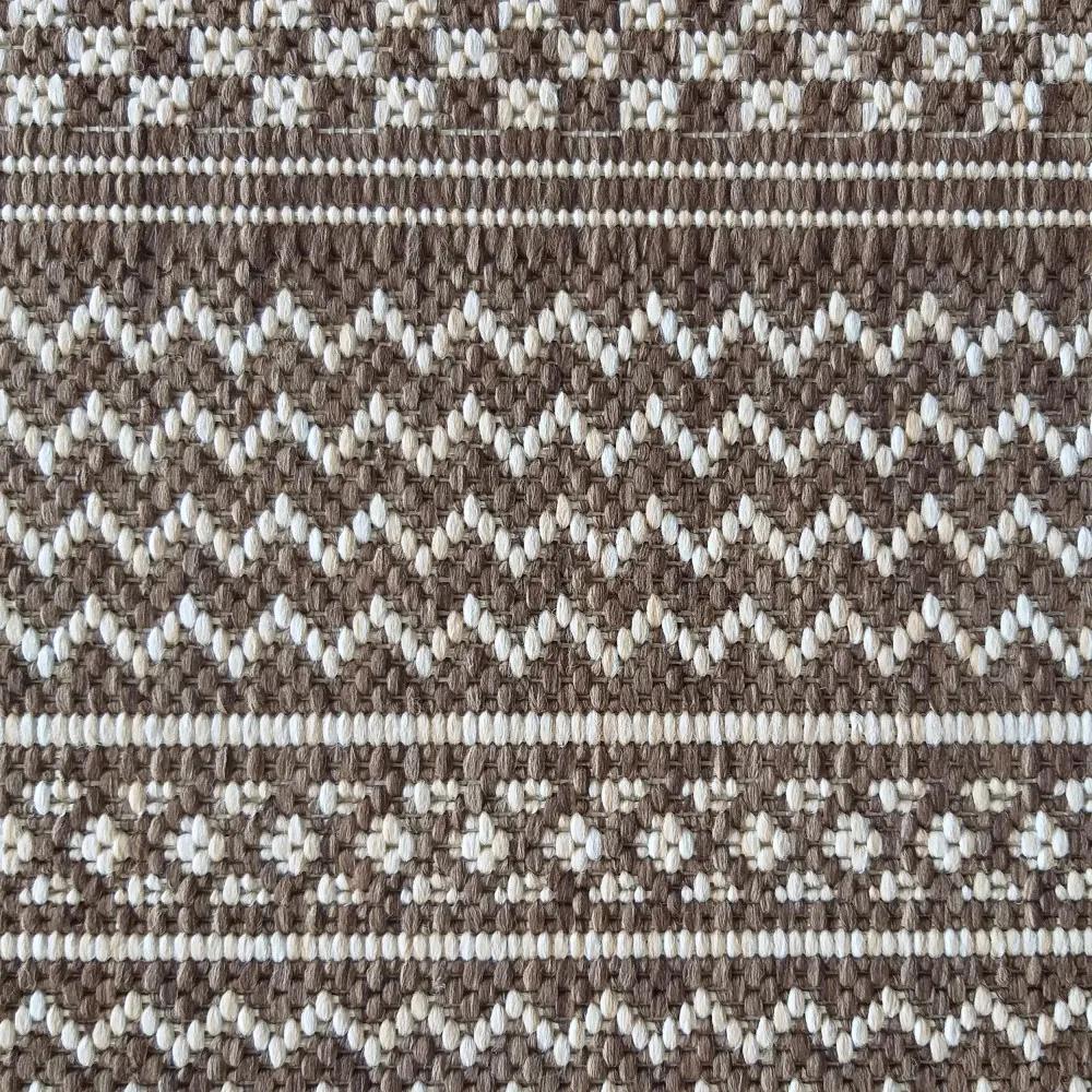 Висококачествен кафяв килим с фина шарка подходящ за всяка стая Ширина: 160 см | Дължина: 230 см
