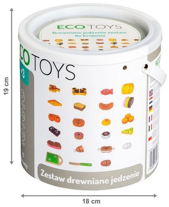 Ecotoys Дървени кухненски аксесоари