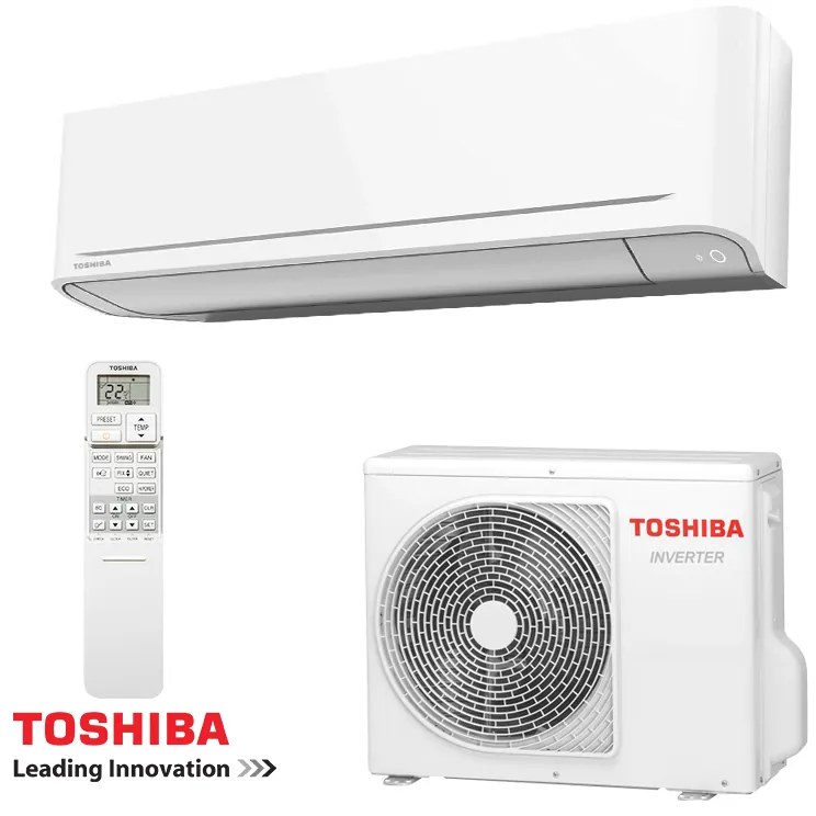 Инверторен климатик Toshiba Yukai RAS-B10E2KVG-E/RAS-10E2AVG-E, 10000 BTU, 20 м2, А++/А++, Ultra Fresh филтър, Magic Coil самопочистване, Бял