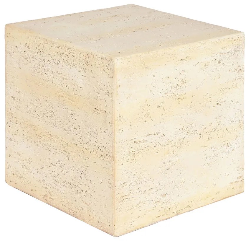 Помощна масичка Home ESPRIT Бежов Магнезиев 40 x 40 x 40 cm