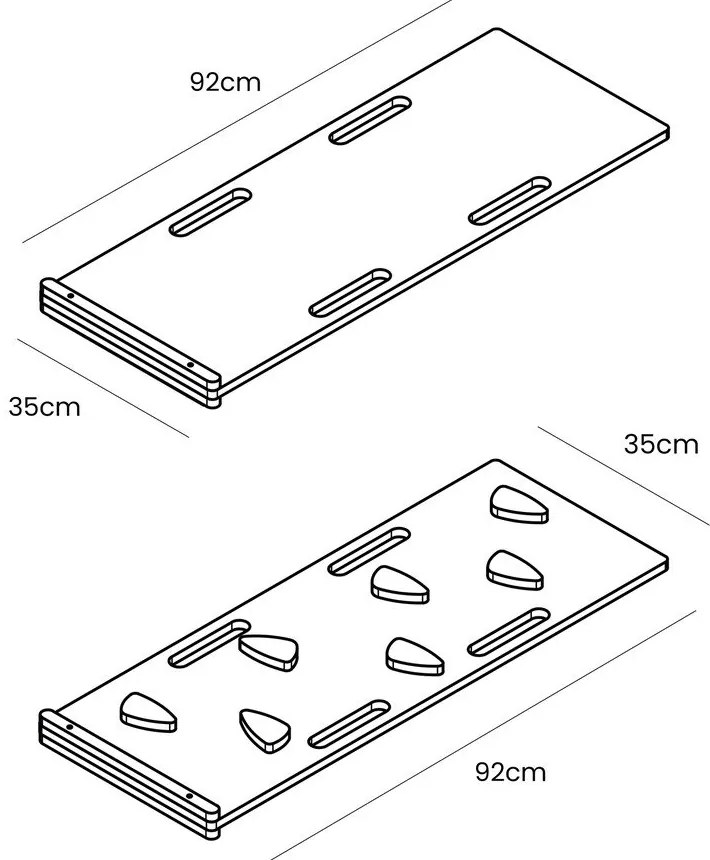 Люлка от масивен бор в естествен цвят 39x75x38 cm Montessori – Meowbaby