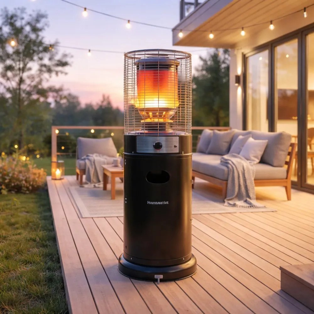 Газов градински отоплителен уред 11 kW с регулиране