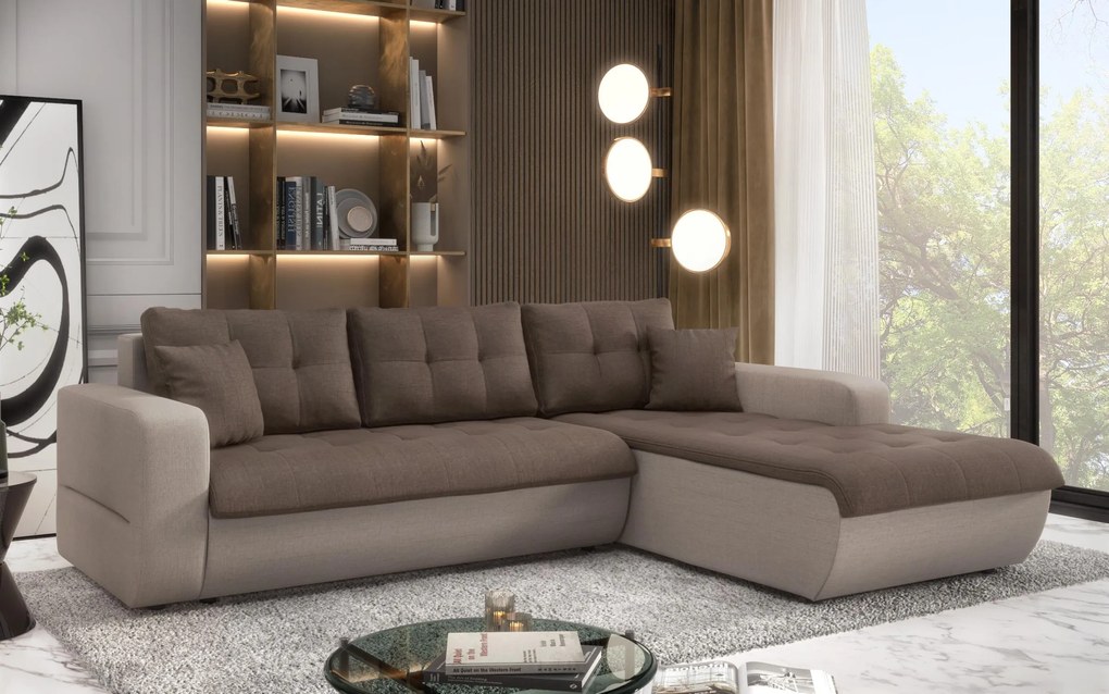 Разтегателен ъглов диван Дарвин