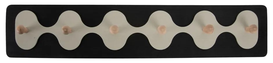 Черна стенна закачалка 60 cm Rizar – PT LIVING