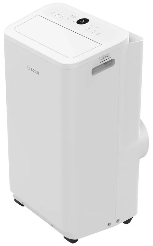 Мобилен климатик Bosch Cool 2000, 9000 BTU, 35 м2, А, Auto Swing, Таймер, LCD дисплей, Нощен режим, Бял