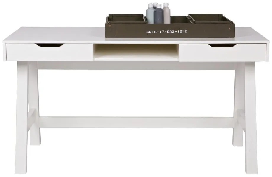 Бяло бюро Nikki - WOOOD